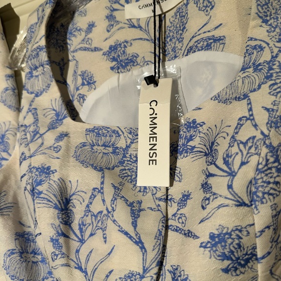 Commense Blue Floral Vest and Skirt Set NWT - Picture 5 of 7